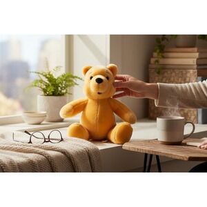 NWT Vintage Disney Articulated Pooh Plush Toy Walt Disney World Collectible